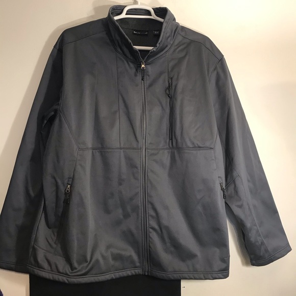NEW SwissTech Grey Men's Softshell Jacket Size 4XL - Picture 1 of 5